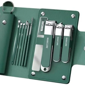 BAARITA 10 in 1 Manicure Kit Grooming Steel Nail Clipper Set